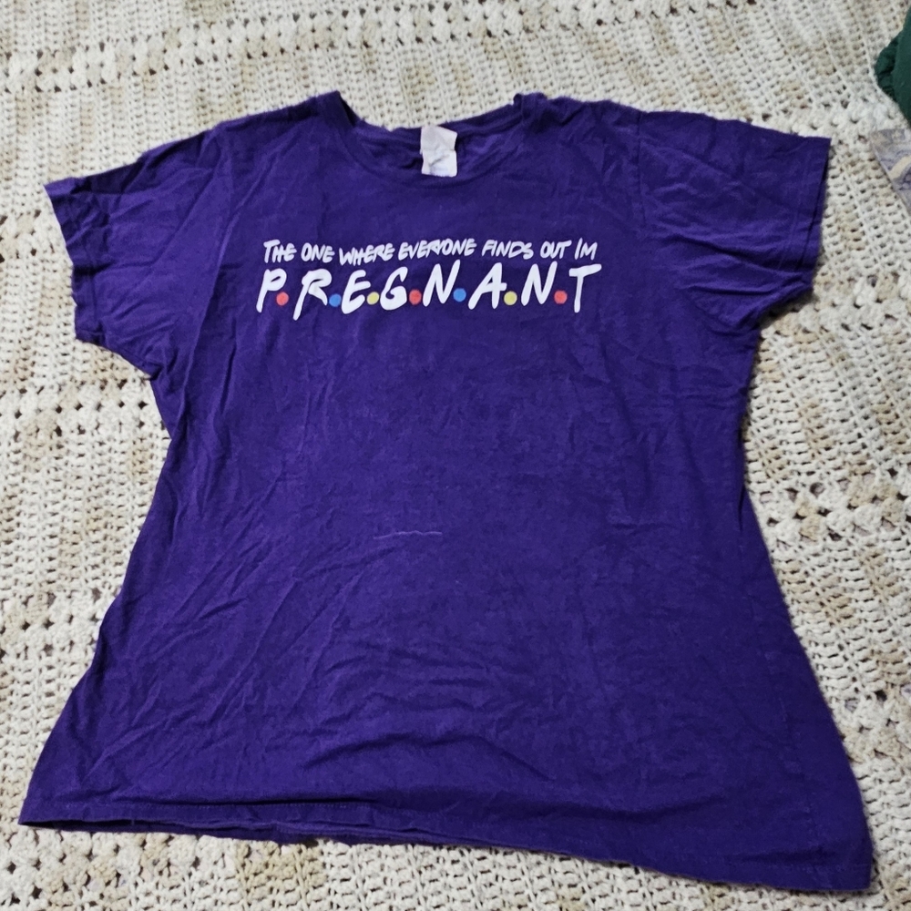 Port and Company Purple Tee - Short Sleeve